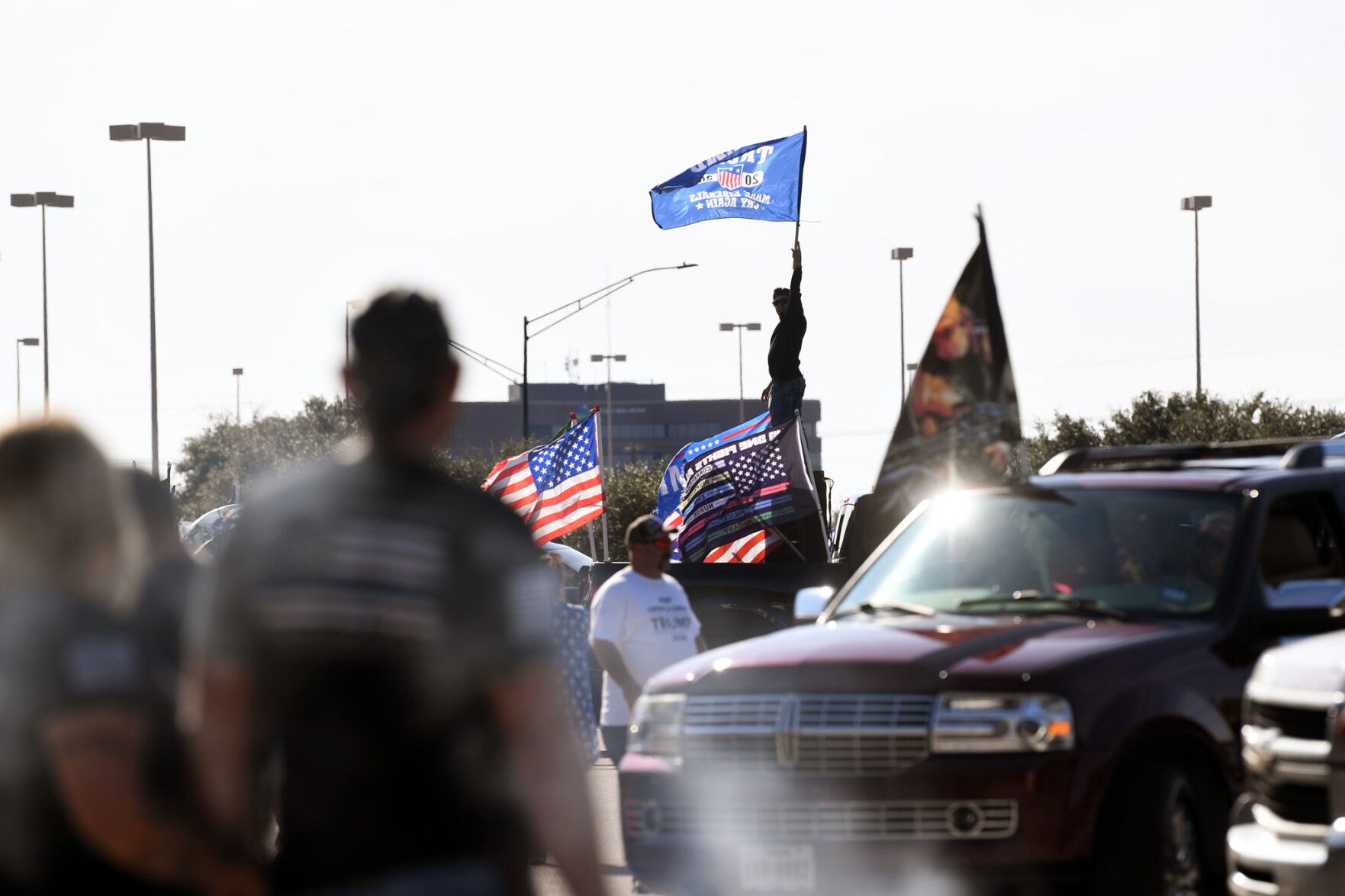 Back the Blue first responders rally